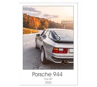 Porsche 944 - Fine Art (Wandkalender 2026 DIN A3 hoch), CALVENDO Monatskalender: Hochwertige Aufnahmen eines 89er Porsche 944