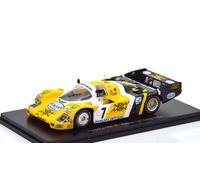 Porsche 956 #7 Win Le Mans 1984 Ludwig Pescarolo Spark S-Lm3 1/43 Hachette Resin-Hachette Jaune