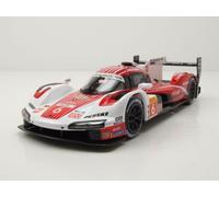 Bburago - Porsche Penske 963#6, Voiture Diecast 1:24, Réplique Détaillée en Rouge et Blanc avec Portes Ouvrables, Licence Porsche, Âge Recommandé 3+ Ans