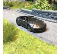Porsche 992 Carrera 4S Cabriolet Gris Métal, 2019 - MINICHAMPS 870 068331 - HO 1