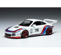 Porsche 997 Blanche Avec Déco Rouge Et Noire 1/43 Ixo