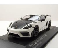 Porsche Caïmans GT4 Rs 2021 Blanc Noir Jantes Modèle 1:43 Minichamps