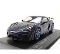 Porsche Caïmans GT4 Rs 2021 Bleu Foncé Bleu Jantes Modèle 1:43 Minichamps