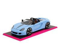 JADA 35066 MINIATURE PORSCHE CARRERA GT BLUE PINK SLIPS 2005 1/24