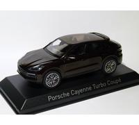 Porsche Cayenne Turbo Coupé de 2019 au 1/43 de NOREV 750061 brun métallisé
