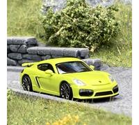 Porsche Cayman GT4 2016 Vert Pomme - MINICHAMPS 870 066122 - HO 1/87