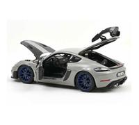 Porsche Cayman GT4 RS Pack Weissach 2023 Craie Voiture De Collection Miniature NOREV 1/18