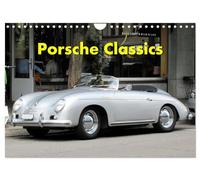 Porsche Classics (Wandkalender 2026 DIN A4 quer), CALVENDO Monatskalender: Porsche war immer ein Symbol für Schönheit, Geschwindigkeit, Kraft und ... Ausland. Auch in Oldtimer Kreisen ist Porsc