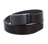 PORSCHE DESIGN Ceinture brun foncé en cuir pour homme - Business Belt Plate Buckle 35 Darkbrown 227703 100 cm