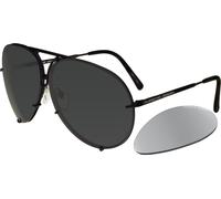 Porsche Design P8478 DARK RUTHENIUM/GREY SILVER MIRROR 63/10/135 Lunettes de soleil unisexes