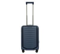 Porsche Design Roadster 4 roulettes Trolley de cabine S 55 cm Compartiment pour ordinateur portable avec soufflet d'extension bleu