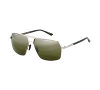 Porsche Design, unisex, Accessoires, Jaune, Taille: 63 MM Lunettes de soleil P`8938
