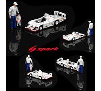 Porsche Little Big Mans Set With Stickers 1:43 Model Spark Model