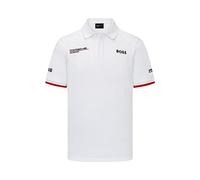 Porsche Motorsport Team Polo pour homme, blanc, Taille S