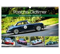 Porsche Oldtimer - EGGBERG KLASSIK - Der Berg ruft (Wandkalender 2026 DIN A3 quer), CALVENDO Monatskalender: Der legendäre deutsche Sportwagen am Berg