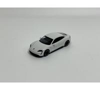 Porsche Taycan Turbo S 2019 Blanc Métallique 1:87 Minichamps 870068400