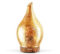 Porseme Diffuseur d'arômes en Verre de 150 ML, humidificateur ultrasonique à Brume fraîche Silencieux, 7 Couleurs changeantes, 6 dernières Heures, humidificateur d'ambiance sans BPA pour la Maison