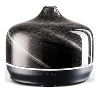 Porseme Verre diffuseur d'arômes 500ml, diffuseur pour huiles essentielles, Grand humidificateur, Brume fraîche ultrasonique, 7 changements de Couleur, Dure 15 à 21 Heures pour Appartement(Obsidian)