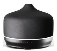 Porseme Verre Diffuseur Huiles Essentielles 500ml,Grand Humidificateur | Diffuseur huiles essentielles,Brume fraîche ultrasonique,7 Changements de Couleur,Dure 15 à 21Heures pour Maison (Black)