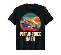 Port-au-Prince Haïti Vivid Scene Souvenir de Voyage T-Shirt