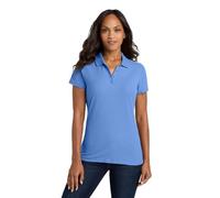 Port Authority Ladies Core Classic Pique Polo. L100 Carolina Blue L