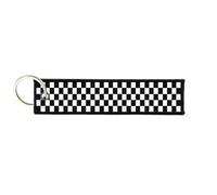 Port Cles Clef Cle Homme Femme Tissu Brode Imprime Drapeau Damier Formule 1