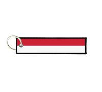 Port Cles Clef Cle Homme Femme Tissu Brode Imprime Drapeau Pologne Polonais