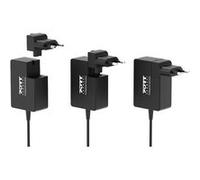 PORT Connect - Adaptateur secteur - 100 Watt - 5 A - PD, QC - 3 connecteurs de sortie (USB, USB-C) G