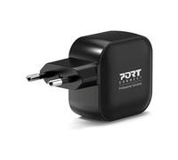 PORT Connect - Adaptateur secteur - GaN II - 35 Watt - 3 A - PD 3.0 - 2 connecteurs de sortie (2 x USB-C)
