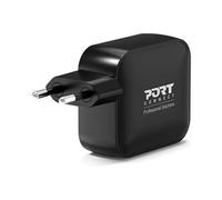 PORT Connect - Adaptateur secteur - GaN II, USB-C/A - 100 watt - 5 A - PD, QC 3.0 - 3 connecteurs de sortie (USB, 2 x USB-C) - Royaume-Uni