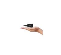 PORT Connect - Adaptateur secteur - technologie GaN - 45 Watt - 3.4 A - PD, PD 3.0, QC 3.0 - 2 connecteurs de sortie (USB type A, 24 pin USB-C) -