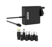 PORT DESIGNS Universal Power Adapter For Notebooks Up To 65W UK Plug 9 Universal Detachable Tips