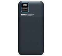 PORT Connect - Banque d'alimentation - 10000 mAh - 2.1 A - QC - 2 connecteurs de sortie (2 x USB) - sur le câble : USB-A