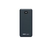 PORT Connect - Banque d'alimentation - avec câbles USB-C intégrés - 10000 mAh - 37 Wh - 20 Watt - 3 A - QC, PD - 4 connecteurs de sortie (3 x USB-C,