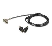 port connect cable de securite slim a clef Noir G