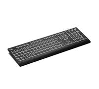 Port Designs Clavier AZERTY rétroéclairé rechargeable USB‑C Bluetooth sans fil Noir