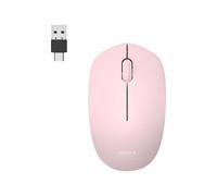 PORT Connect Collection - Souris - droitiers et gauchers - optique - 3 boutons - sans fil - 2.4 GHz - récepteur sans-fil USB/USB-C - rosé