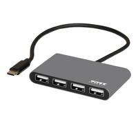 Port Connect hub USB-c vers USB-a 4 Ports 2.0-480 MB/s
