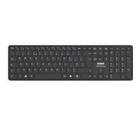 Port Designs 900903-R-UK clavier Maison Bluetooth QWERTY Anglais britannique Noir