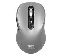 PORT Connect Professional EXPERT - Souris - droitiers et gauchers - optique - 6 boutons - sans fil - Bluetooth - gris