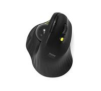 PORT Connect Professional - Souris verticale - avec boule de commande - ergonomique - pour droitiers - optique - 5 boutons - sans fil - 2.4 GHz,
