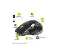 Port Designs 910203 souris Bureau Droitier RF sans fil + Bluetooth Optique 4000 DPI