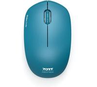 Port Connect Souris Sans Fil Pc Wireless 2.4 Ghz Collection 2 Pour Ordinateur - Capteur Optique 1600 Dpi - 3 Boutons - Compact. Ambidextre & Silencieuse Saphir Bleu Foncé