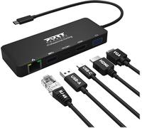 Port Connect Station D'Accueil 4K Usb-C 85W Pour 4 Périphériques Noire