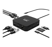 Port Designs 901907 station d'accueil Avec fil USB 3.2 Gen 1 (3.1 Gen 1) Type-C Noir