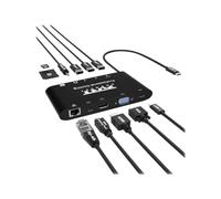 Port Designs 901906 station d'accueil USB 3.2 Gen 1 (3.1 Gen 1) Type-C Noir