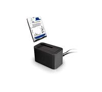 PORT CONNECT Station d'Accueil pour Disque dur Sata HDD 2.5 pouces +3.5 pouces