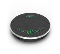 Port Connect Terminal USB-c/USB-a d'audio conférence Haut-Parleur avec 2 Microphones Noir