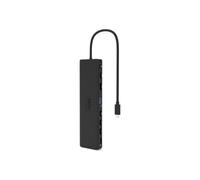 PORT connect TRIPLE SCREEN TRAVEL - Station d'accueil - USB-C 3.1 Gen 2 - DP, HDMI, VGA - 1GbE