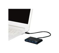 PORT Connect USB HUB 4 PORTS TYPE C - Concentrateur (hub) - 4 x SuperSpeed USB 3.0 - de bureau